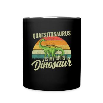 Quaesitosaurusx Dinosaur Children Dino Gift - Full Colour Mug - black - Front