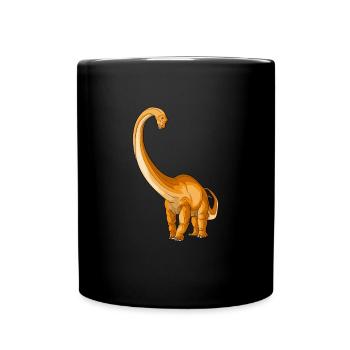 Diplodocus Dinosaur Children Dino Gift - Full Colour Mug - black - Front