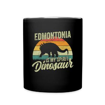 Edmontonia Dinosaur Children Dino Gift - Mug uni - noir - Devant