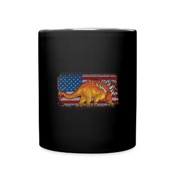 Edmontonia Dinosaur Children Dino Gift - Mug uni - noir - Devant