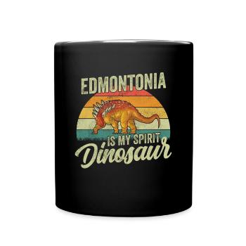 Edmontonia Dinosaur Children Dino Gift - Mug uni - noir - Devant