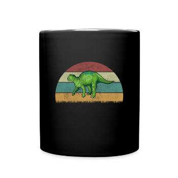 Fukuisaurus Dinosaur Children Dino Gift - Full Colour Mug - black - Front