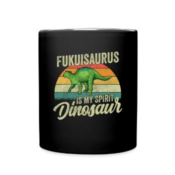 Fukuisaurus Dinosaure Enfants Dino Cadeau - Mug uni - noir - Devant