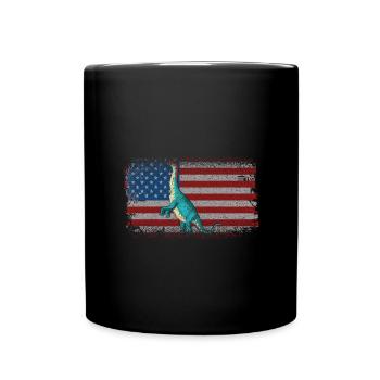 Jobaria Dinosaur Children Dino Gift - Full Colour Mug - black - Front