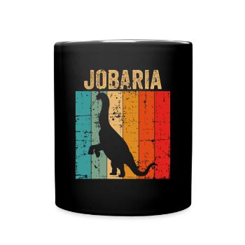 Jobaria Dinosaur Children Dino Gift - Full Colour Mug - black - Front