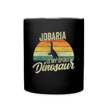Jobaria Dinosaur Children Dino Gift - Full Colour Mug - black - Front