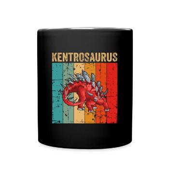 Kentrosaurus Dinosaur Children Dino Gift - Full Colour Mug - black - Front