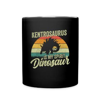 Kentrosaurus Dinosaure Enfants Dino Cadeau - Mug uni - noir - Devant