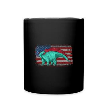 Wuerhosaurus Dinosaur Children Dino Gift - Full Colour Mug - black - Front