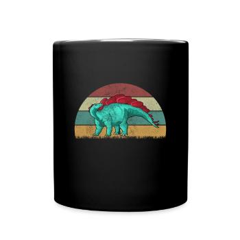 Wuerhosaurus Dinosaure Enfants Dino Cadeau - Mug uni - noir - Devant