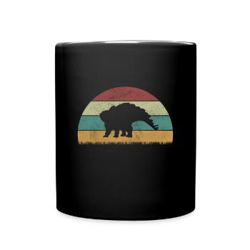 Wuerhosaurus Dinosaure Enfants Dino Cadeau - Mug uni - noir - Devant