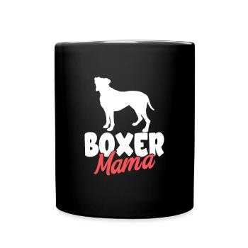 Propriétaire de chien boxeur allemand - Mug uni - noir - Devant