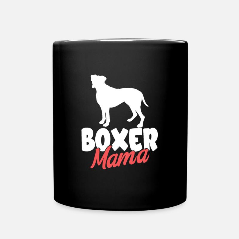 German Boxer Dog Dog Dog Owner - Full Colour Mug - black