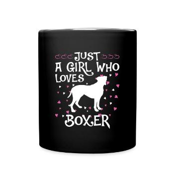 Propriétaire de chien boxeur allemand - Mug uni - noir - Devant