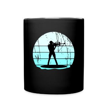 BIATHLON - Vintage - Sports d’hiver - Mug uni - noir - Devant