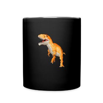 Giganotosaurus Dinosaur Children Dino Gift - Full Colour Mug - black - Front