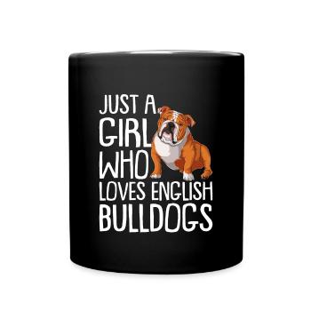 Deutsch Bulldog Dog Dog Propriétaire - Mug uni - noir - Devant