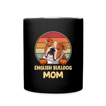 Deutsch Bulldog Dog Dog Propriétaire - Mug uni - noir - Devant