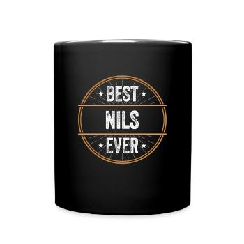 Best Nils Ever First Name Name Gift - Full Colour Mug - black - Front