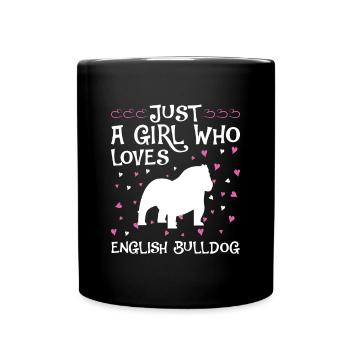 Deutsch Bulldog Dog Dog Propriétaire - Mug uni - noir - Devant