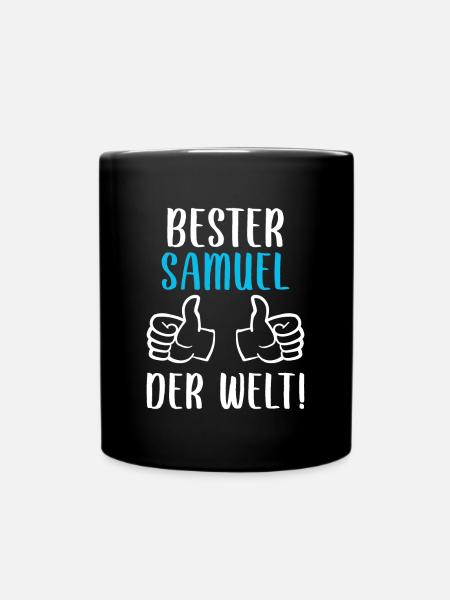 Samuel Vorname Name Geburtstag - Tasse einfarbig - Schwarz