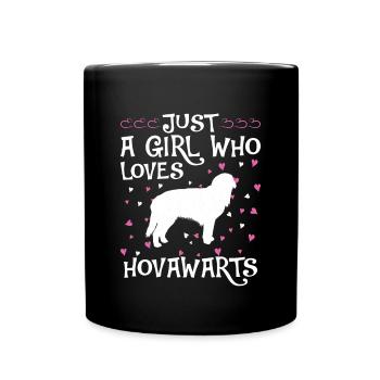 Hovawart Dog Dog Propriétaire de Chien - Mug uni - noir - Devant