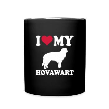 Hovawart Dog Dog Propriétaire de Chien - Mug uni - noir - Devant