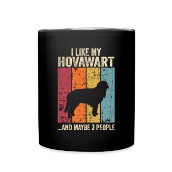 Hovawart Dog Dog Propriétaire de Chien - Mug uni - noir - Devant