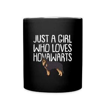 Hovawart Dog Dog Propriétaire de Chien - Mug uni - noir - Devant