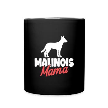 Malinois Hund Dog Hundehalter - Tasse einfarbig - Schwarz - Vorne