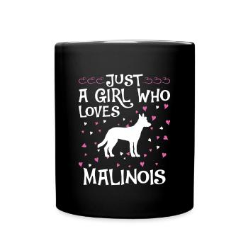 Malinois Dog Dog Propriétaire - Mug uni - noir - Devant