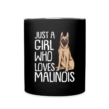 Malinois Dog Dog Propriétaire - Mug uni - noir - Devant