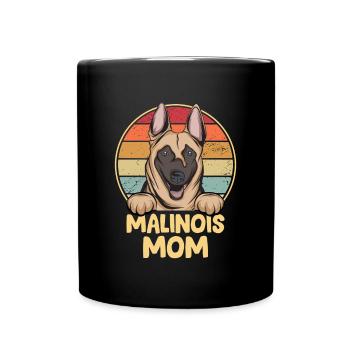 Malinois Dog Dog Propriétaire - Mug uni - noir - Devant
