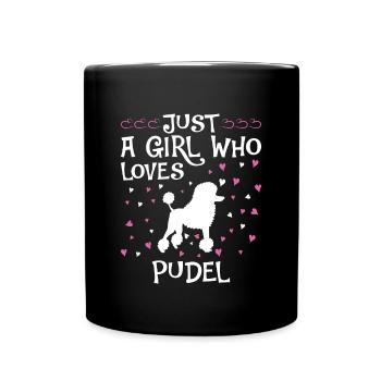 Caniche Dog Dog Propriétaire de chien - Mug uni - noir - Devant
