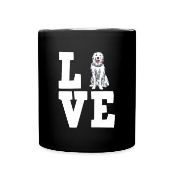 Pyrenean Mountain Dog Dog Dog Dog Owner - Full Colour Mug - black - Front