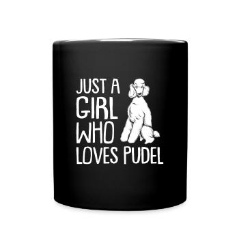 Caniche Dog Dog Propriétaire de chien - Mug uni - noir - Devant