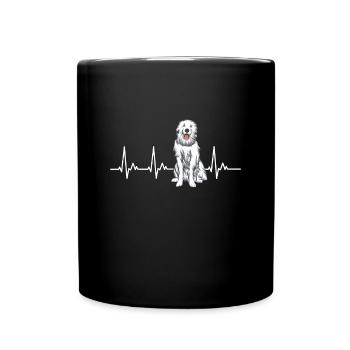 Pyrenean Mountain Dog Dog Dog Dog Owner - Full Colour Mug - black - Front
