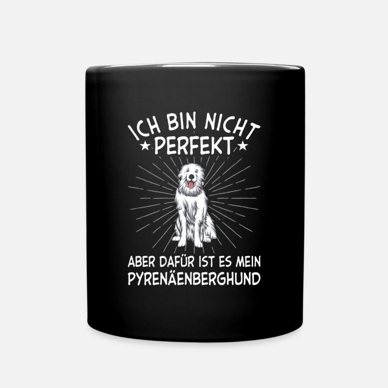 Pyrenäenberghund Hund Dog Hundehalter - Tasse einfarbig - Schwarz