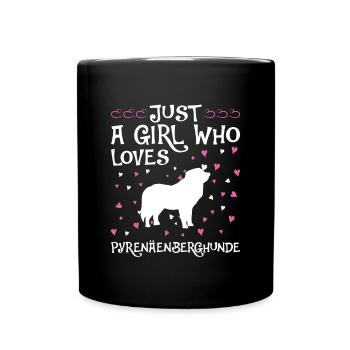 Pyrenean Mountain Dog Dog Dog Dog Owner - Full Colour Mug - black - Front
