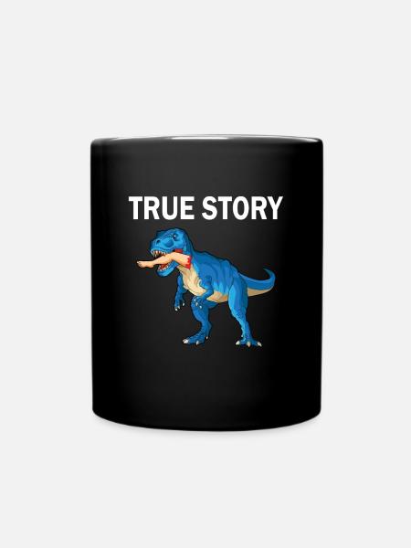 Leg surgery wheelchair lost leg - Full Colour Mug - black