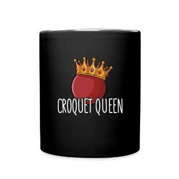Croquet - Tasse einfarbig - Schwarz - Vorne