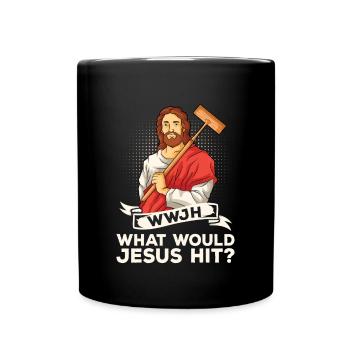 Croquet - Tasse einfarbig - Schwarz - Vorne
