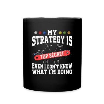 Croquet - Tasse einfarbig - Schwarz - Vorne