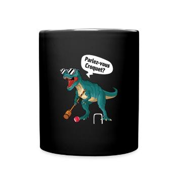 Croquet - Tasse einfarbig - Schwarz - Vorne