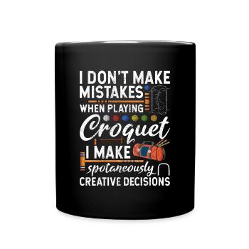 Croquet - Full Colour Mug - black - Front