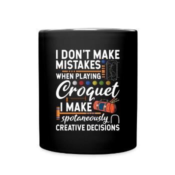 Croquet - Full Colour Mug - black - Front