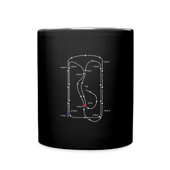 Croquet - Tasse einfarbig - Schwarz - Vorne