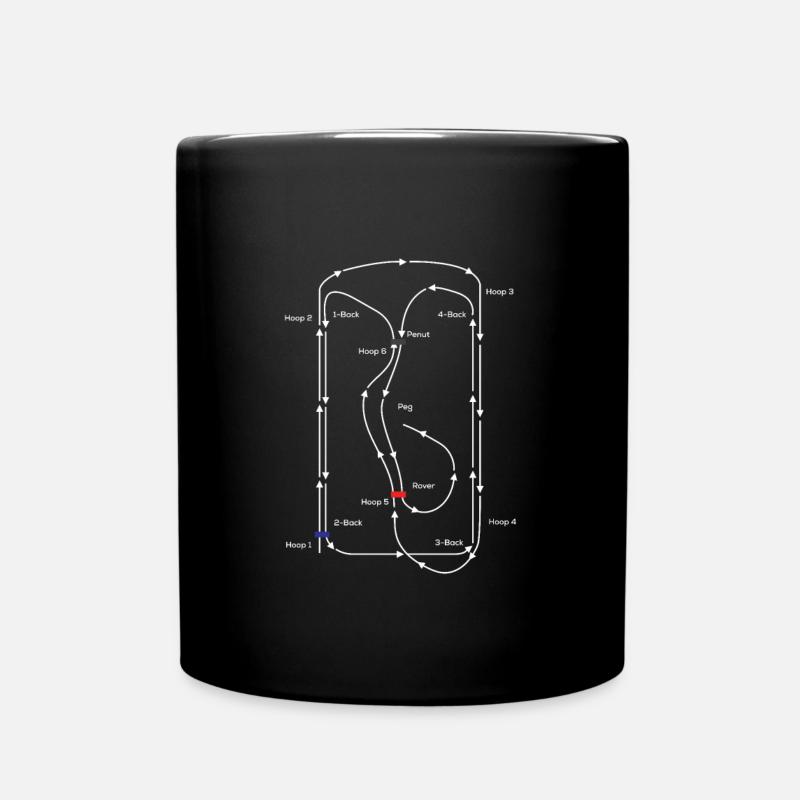Croquet - Tasse einfarbig - Schwarz