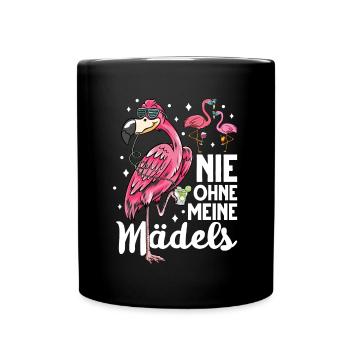 Flamingo JGA - Tasse einfarbig - Schwarz - Vorne