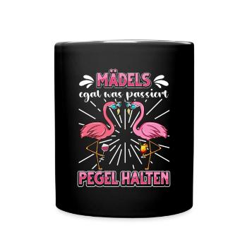 Flamingo JGA - Tasse einfarbig - Schwarz - Vorne